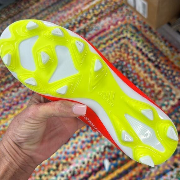 Adidas X Crazyfast FxG Red and White Women's Soccer Cleats sz 7 - Picture 9 of 11